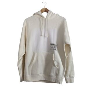 Kiehl’s Cream Graphic Hoodie Men’s Small Cotton Streetwear NYC
